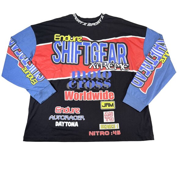 Urban Outfitters Other - Urban Outfitters ShiftGear Xtreme Motocross Long Sleeve Tee Size S – Graphic Rac